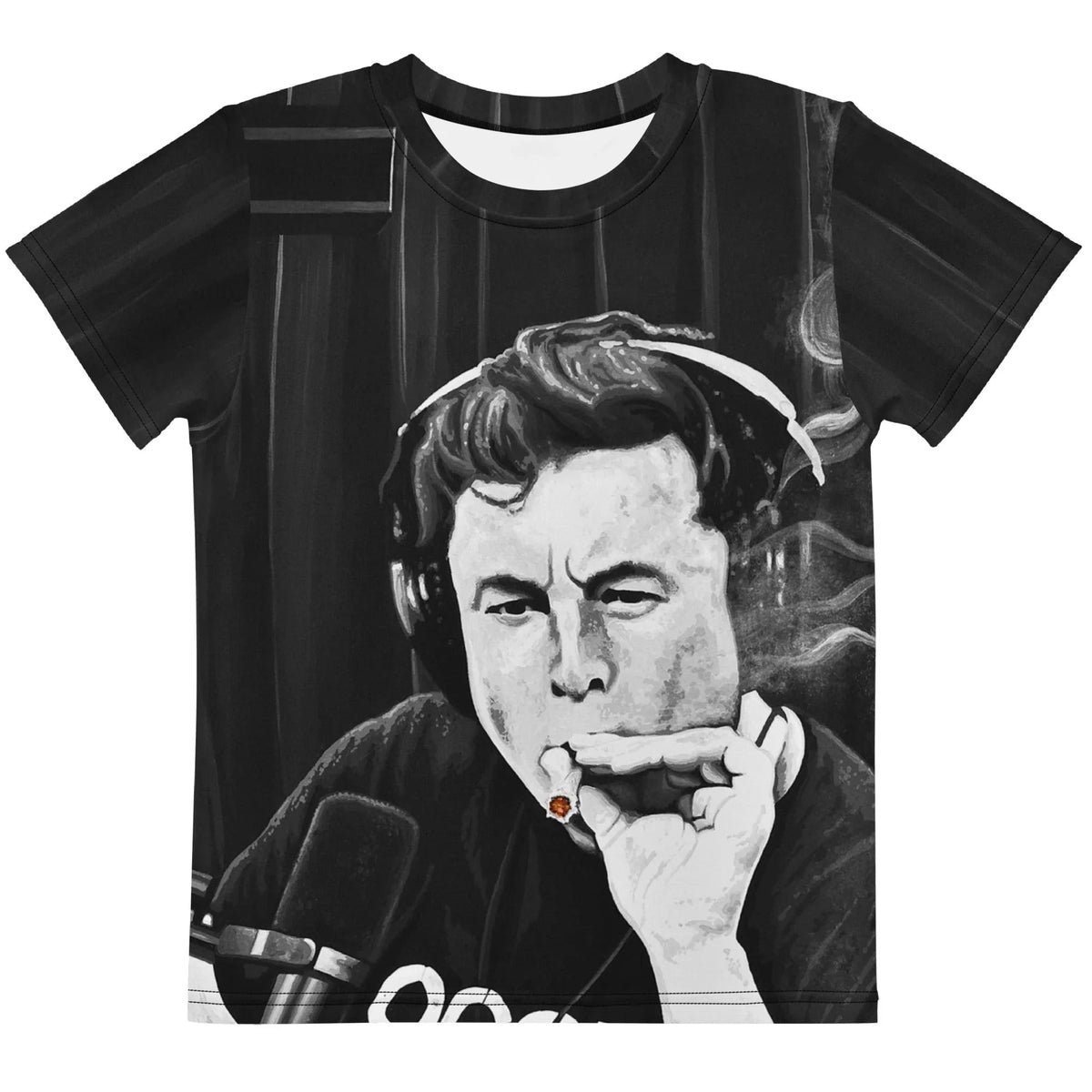 Elon Musk Kid's Tee in Monochromatic Studio Noir. CPSIA Compliant, OEKO-TEX® 100, REACH Compliant.