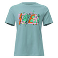 Dyed in a muted dusty seafoam, this tee channels a late-80s 