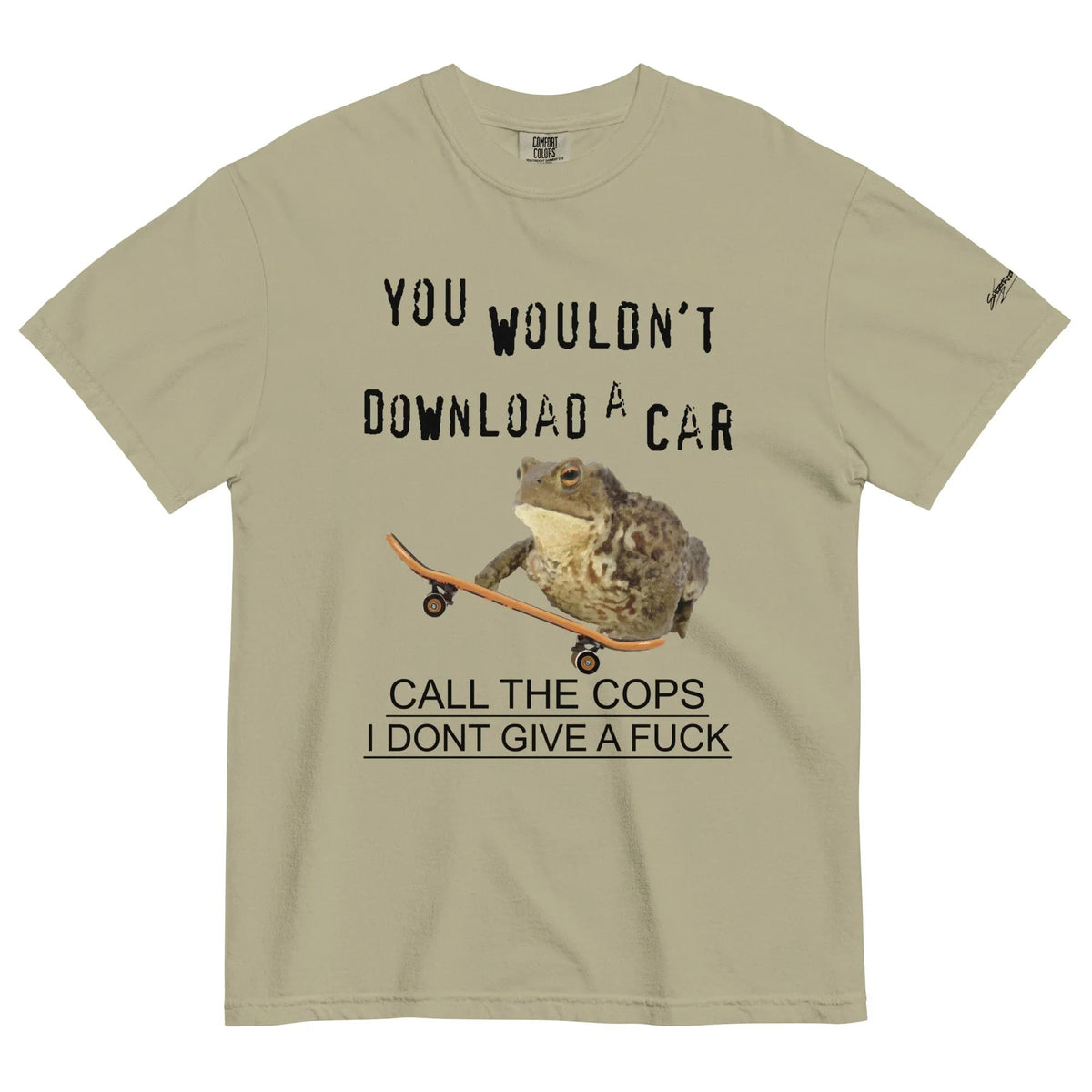 IDGAF Toad Men's T-Shirt - Shirtwascash