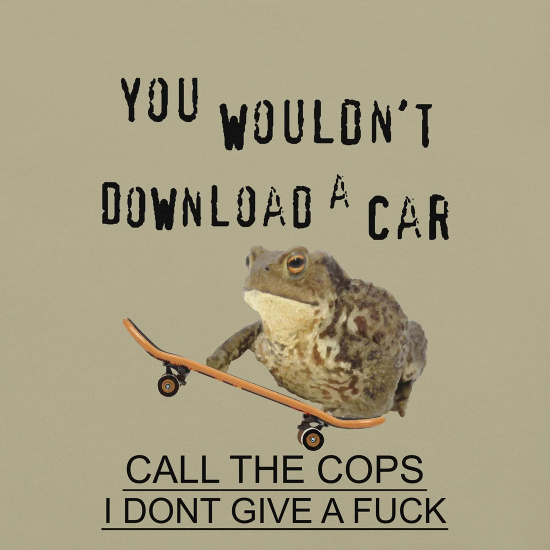 IDGAF Toad Men's T-Shirt - Shirtwascash