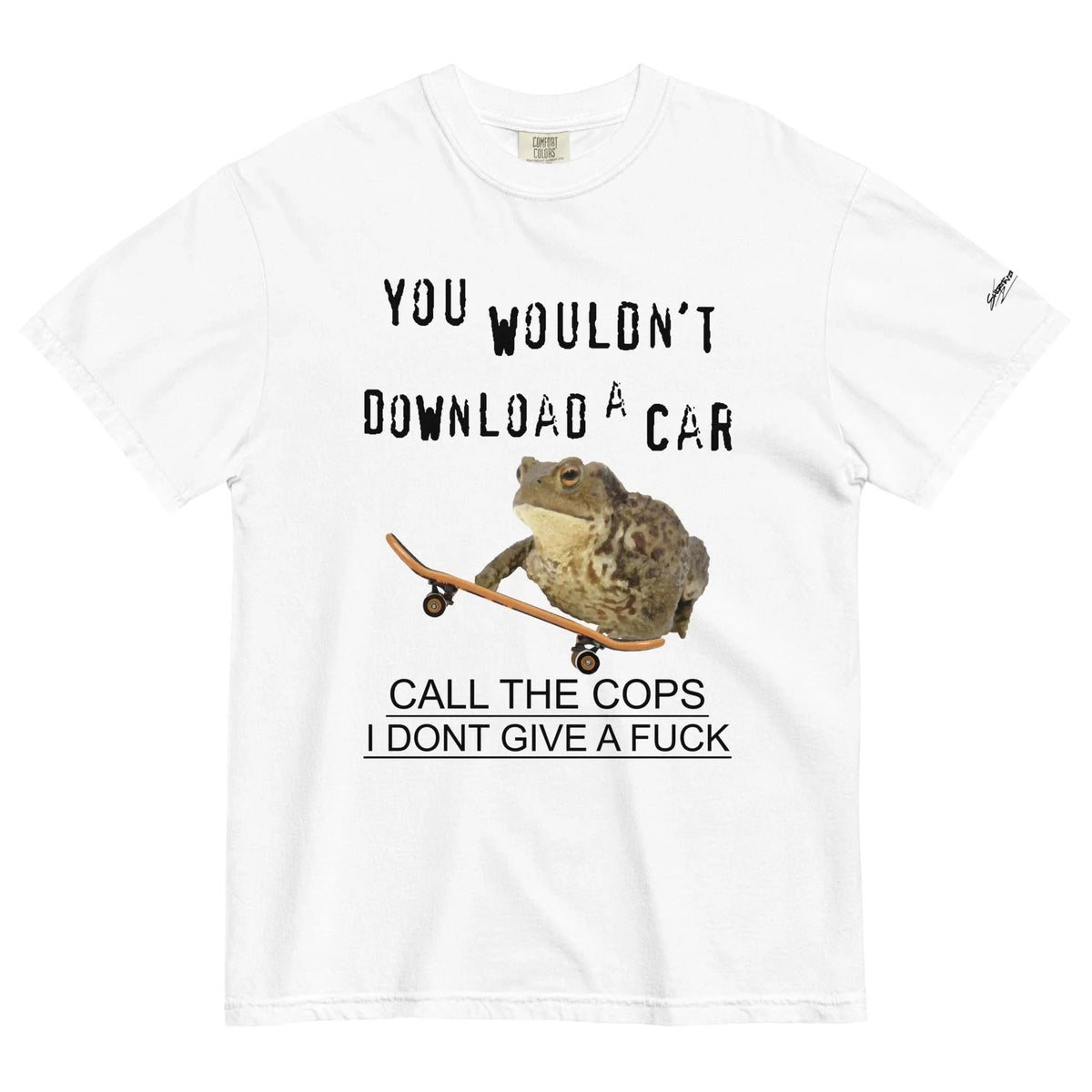 IDGAF Toad Men's T-Shirt - Shirtwascash