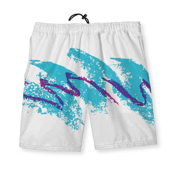 Jazzy 90s Men's Gym Shorts