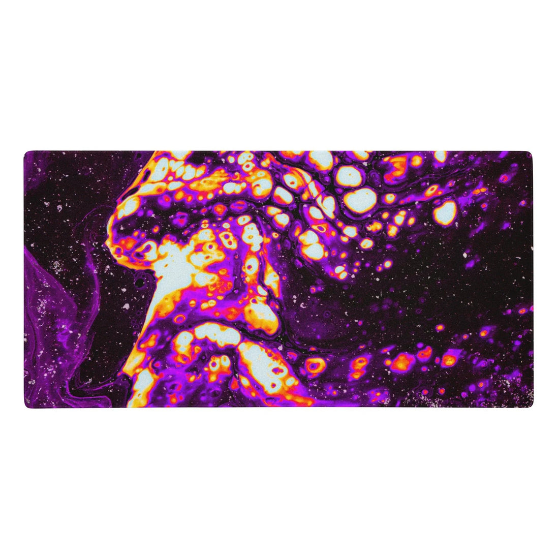 Resembling an intricate acrylic pour, this window into a chaotic, psychedelic cosmos displays mesmerizing fluid dynamics. Contact us with accessibility feedback, we'd love to help!