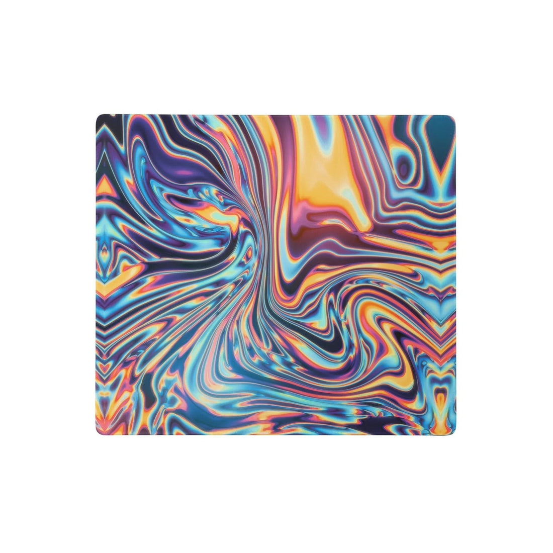 Simulating the intense iridescence of an oil slick, this hypnotic design features a liquid-metal aesthetic with a visually glossy chrome finish. Contact us with accessibility feedback, we'd love to help!
