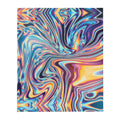 Mimicking the fluid dynamics of molten liquid metal (or a holographic oil slick), this abstract design radiates a hyper-glossy, reflective sheen. Contact us with accessibility feedback, we'd love to help!