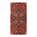 The Dudes Rug Beach Towel in Vintage Persian Crimson. REACH Compliant, Zero-Wastewater Printing, Made-to-Order (Zero Overproduction).