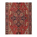 This photorealistic design mimics the intricate weave of a traditional Persian rug, centering on a grand geometric medallion with concentric floral layers. Contact us with accessibility feedback, we'd love to help!
