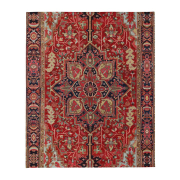 This photorealistic design mimics the intricate weave of a traditional Persian rug, centering on a grand geometric medallion with concentric floral layers. Contact us with accessibility feedback, we'd love to help!