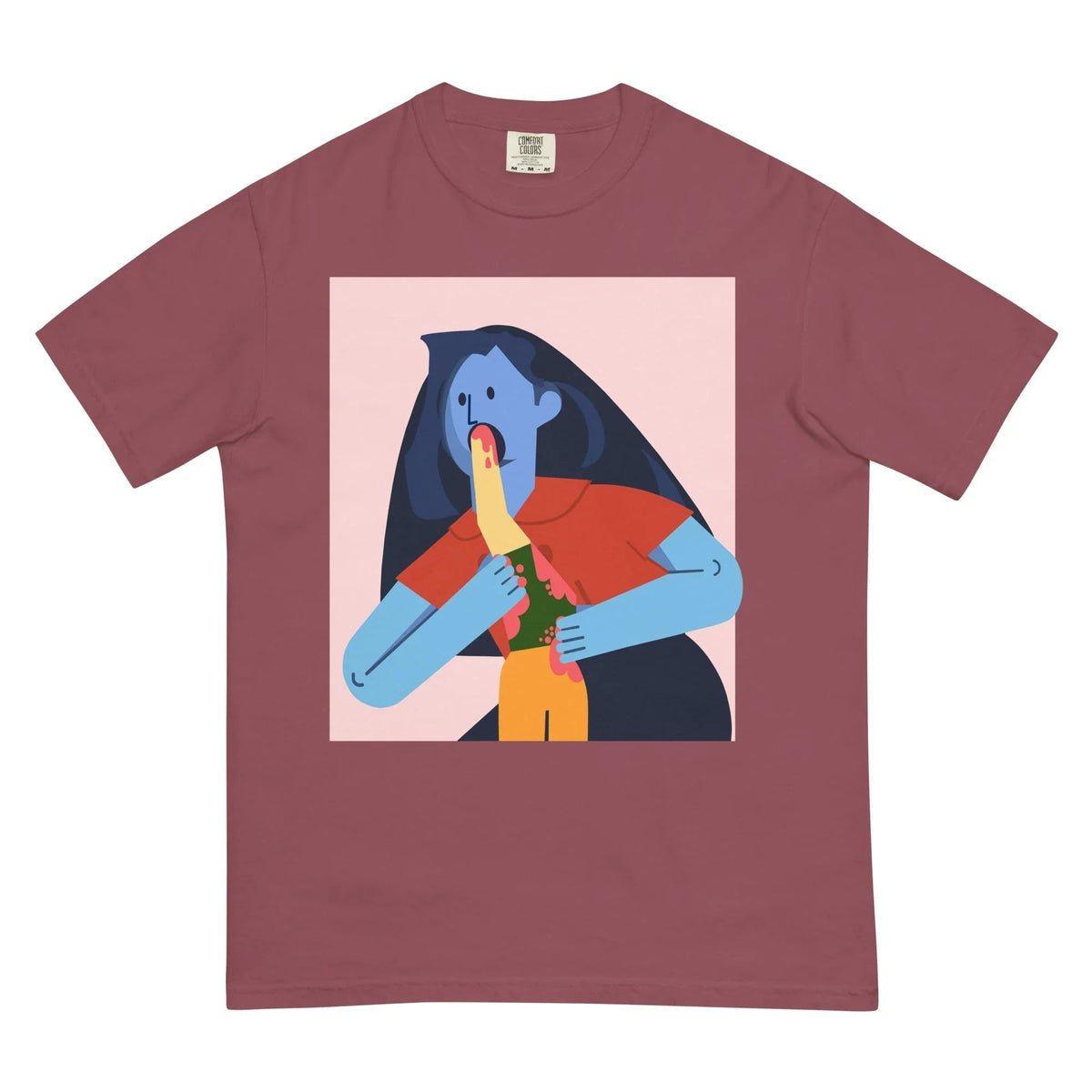 Woman Devouring Her Son Men's T-Shirt - Shirtwascash